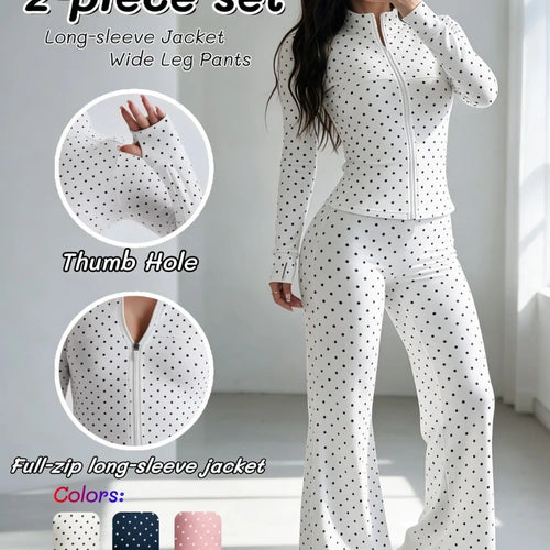 Polka Dot Activewear Set